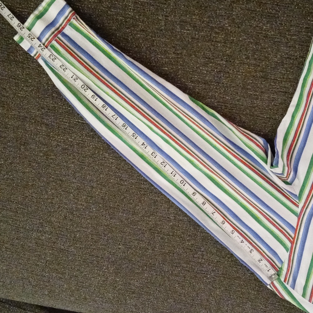 💚VTG Polo Ralph Lauren💚 - Men's Multicolor Stripe L/S Button Down - Picture 11 of 11